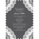 Grey Vintage Lace Invitations Image 6 of 6